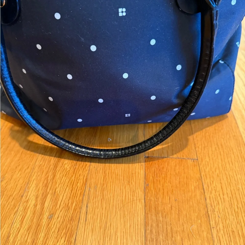 kate spade navy polka dot tote